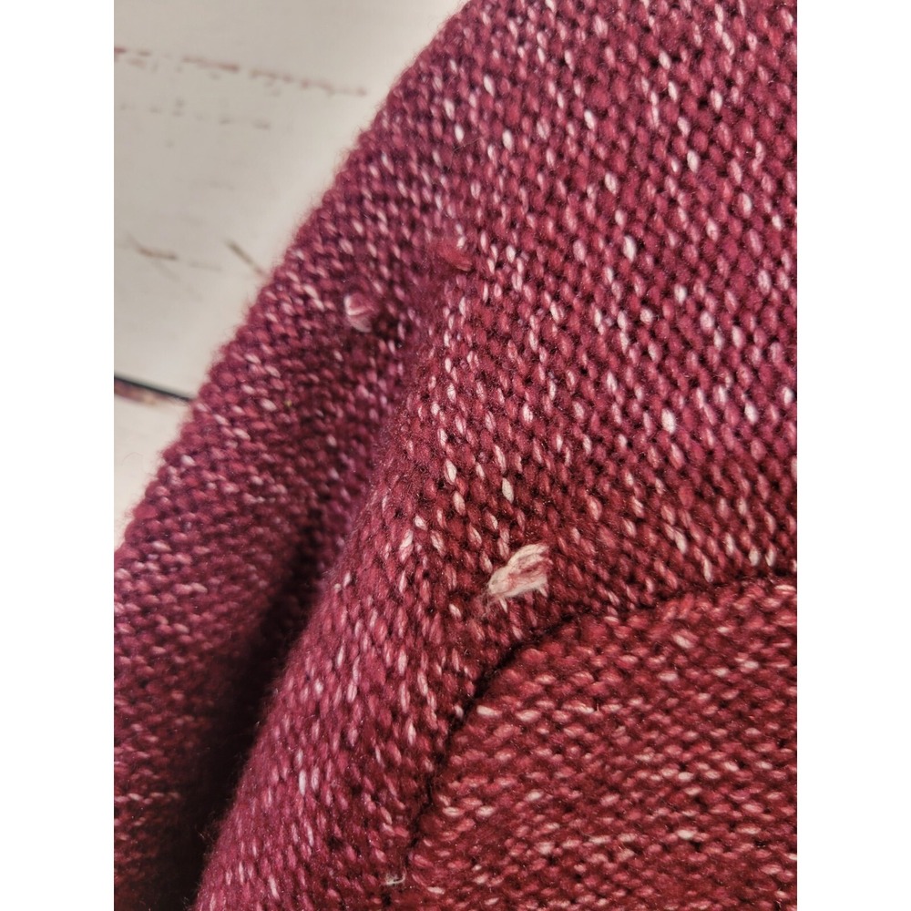 NEW Flaws Banana Republic Sweater Mens XXL Raglan Crewneck Repreve Knit Maroon - Picture 8 of 13